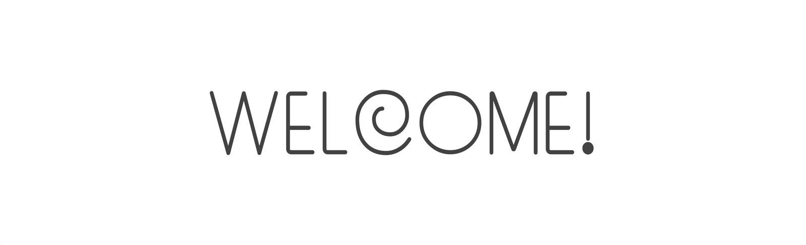 Welcome banner